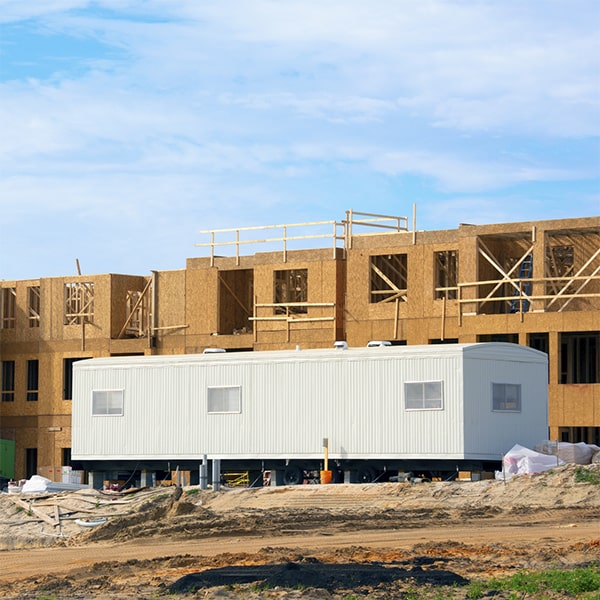 our construction site office trailers are designed and built to meet all local building codes and safety regulations